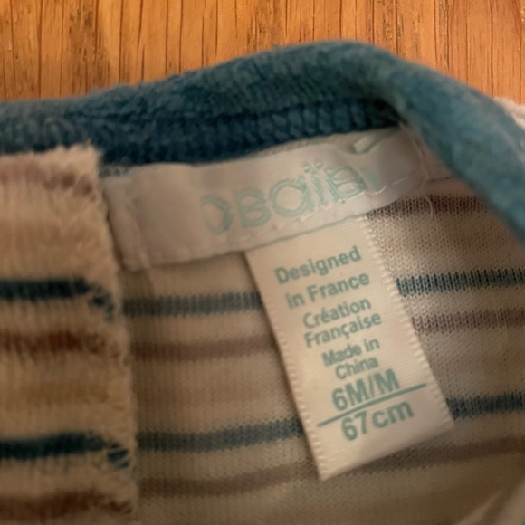 Blue Okaidi pajama size 6 months - Picture 3 of 3